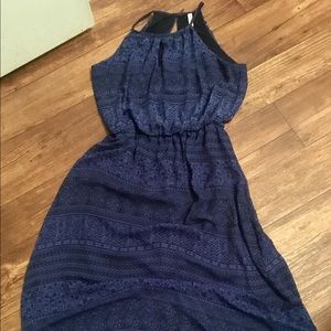 Aztec Print Hi-Low Dress